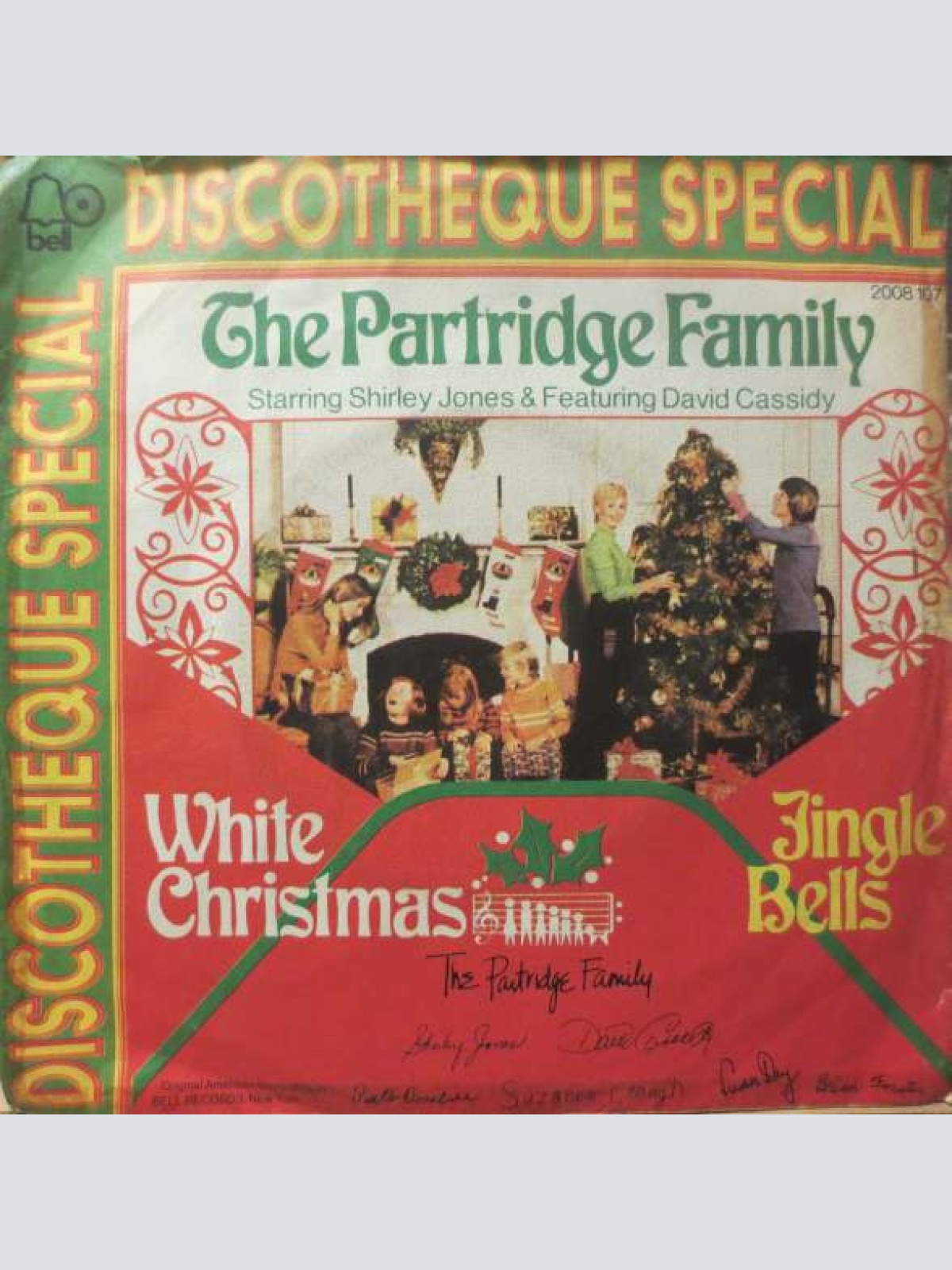 Vinyl / The Partridge Family Starring Shirley Jones (2) Featuring David Cassidy - White Christmas / Jingle Bells