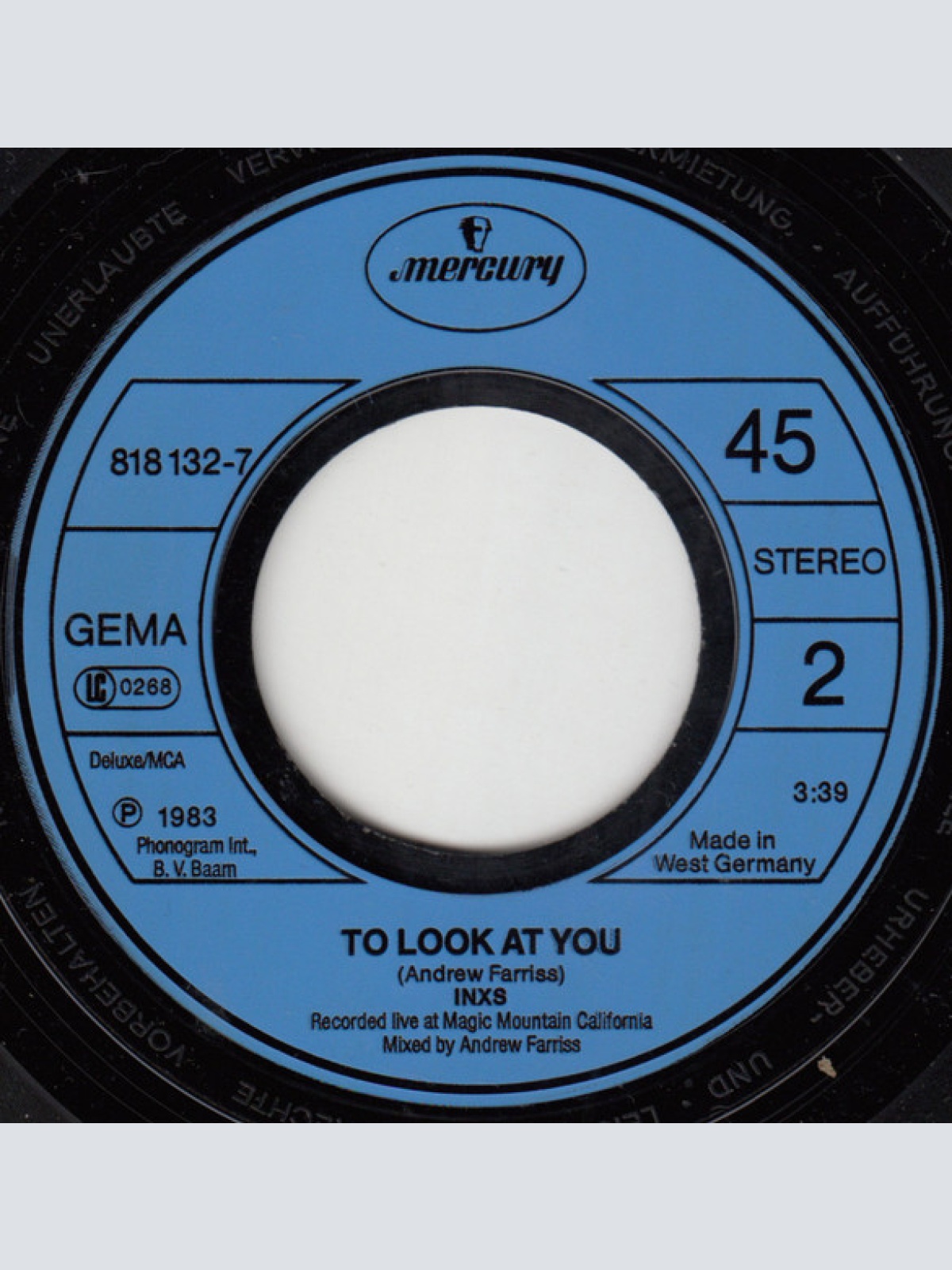 Vinyl / INXS - Original Sin