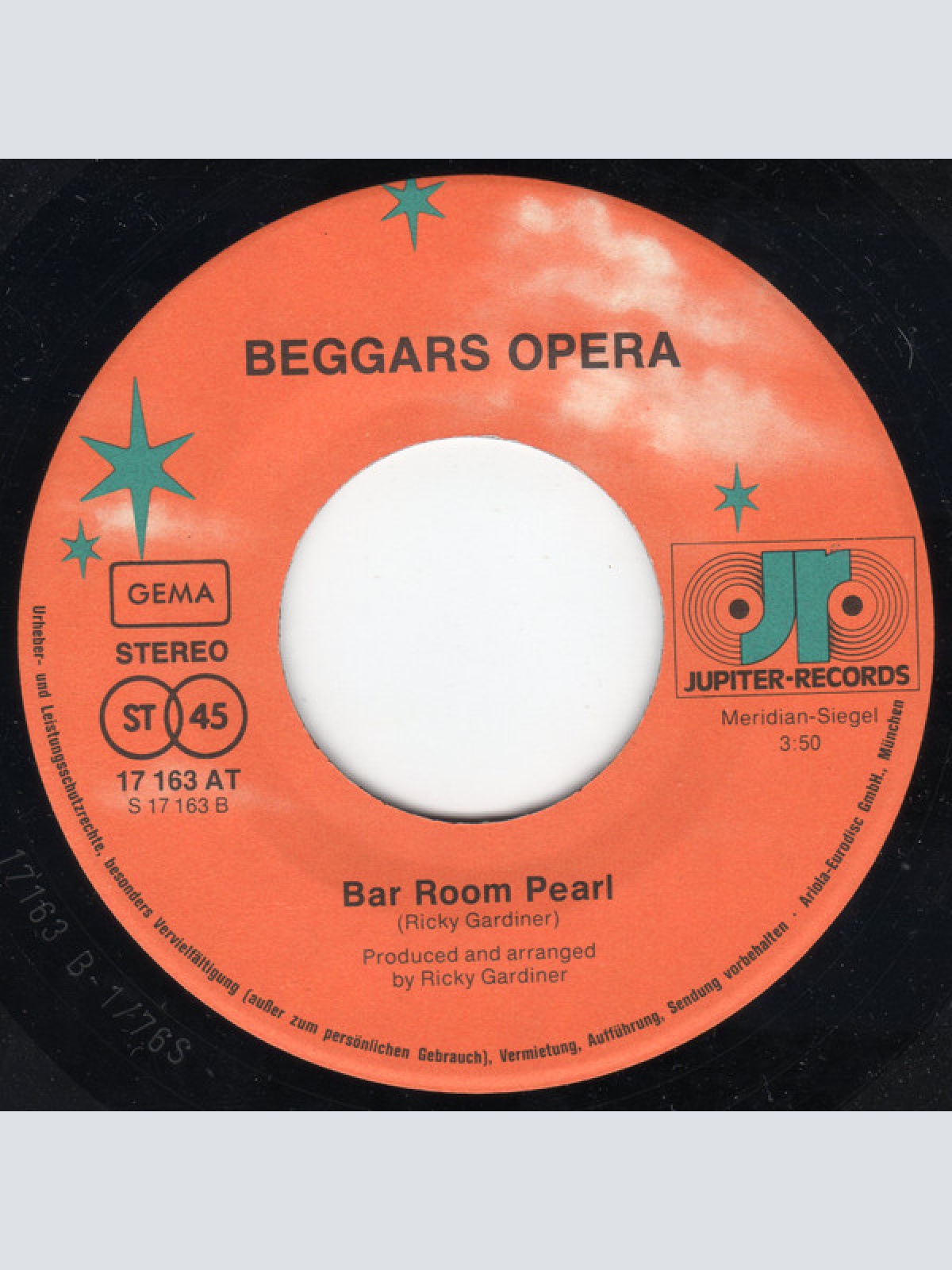 Vinyl / Beggars Opera - I'm A Roadie / Bar Room Pearl