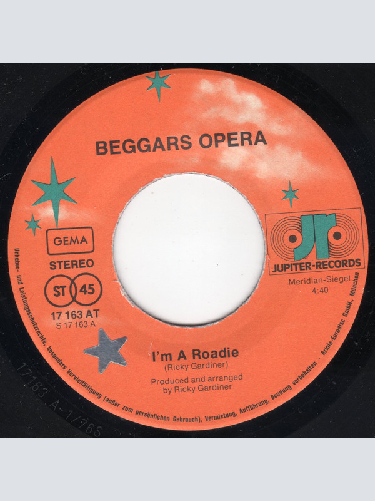 Vinyl / Beggars Opera - I'm A Roadie / Bar Room Pearl
