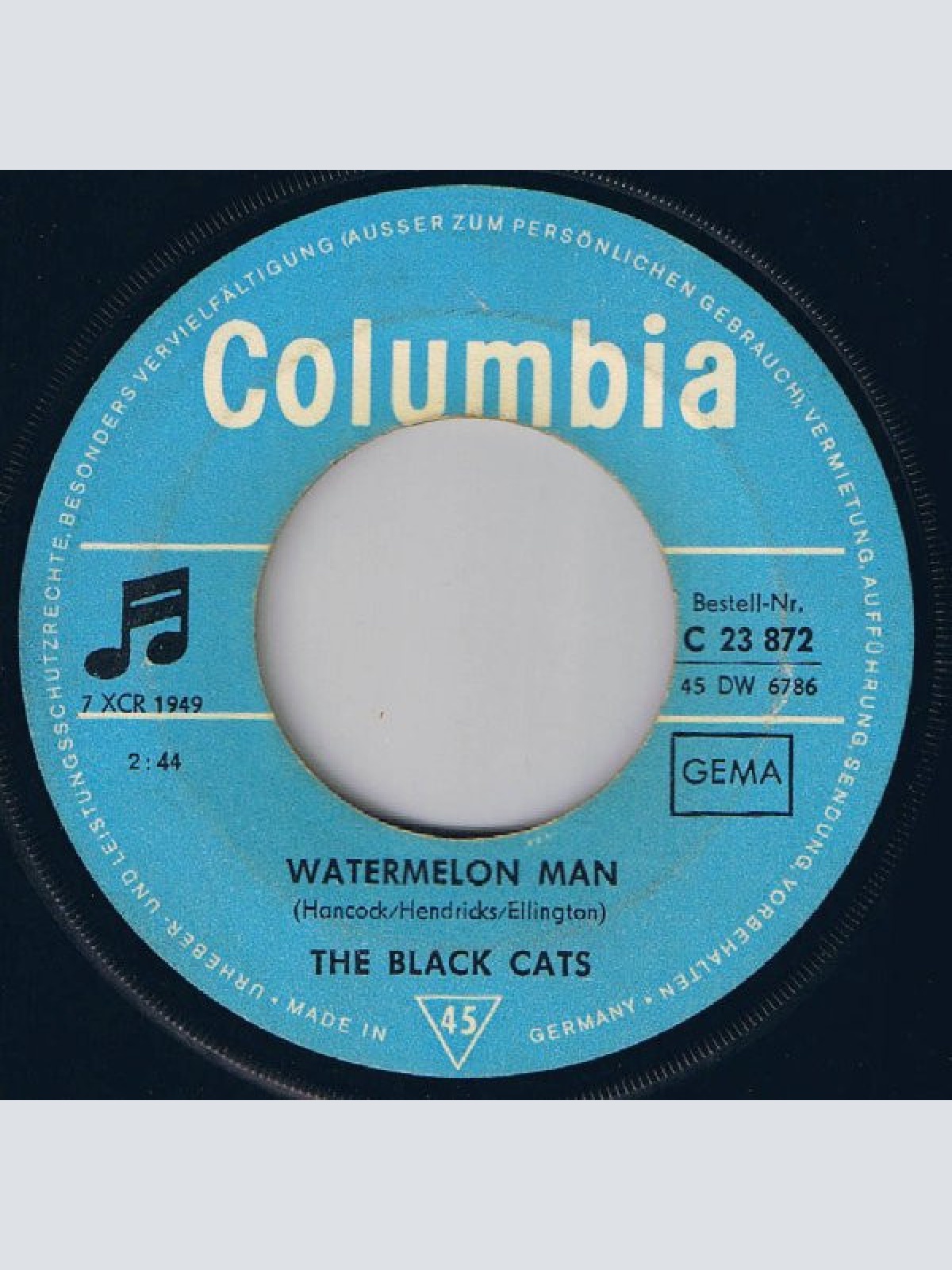 Vinyl / The Black Cats* - Dying Love / Watermelon Man