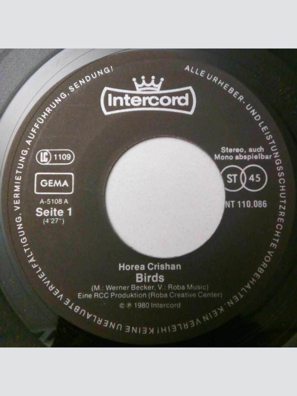 Vinyl / Horea Crishan & Sound Orchestra - Birds