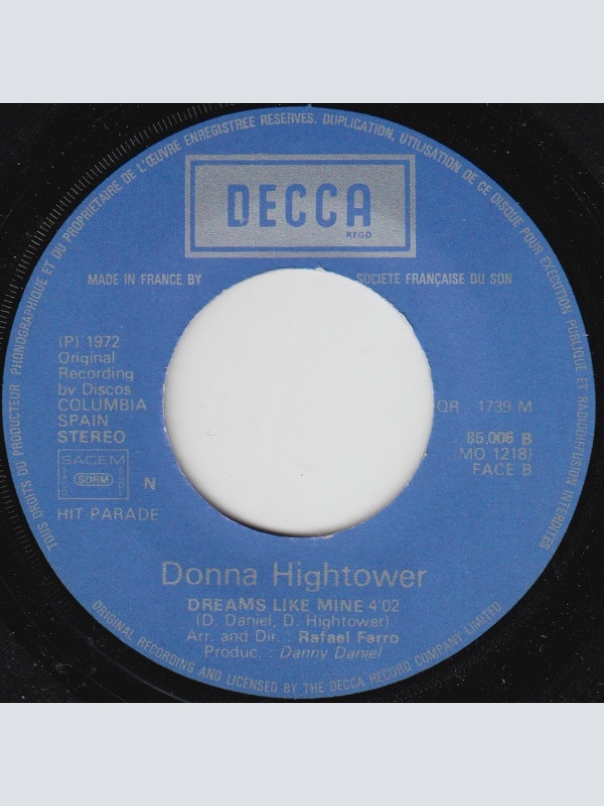Vinyl / Donna Hightower - This World Today Is A Mess