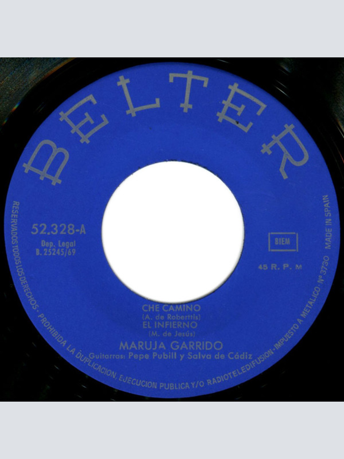 Vinyl / Maruja Garrido - Che Camino / El Infierno / Amanecí En Tus Brazos / Don Simon