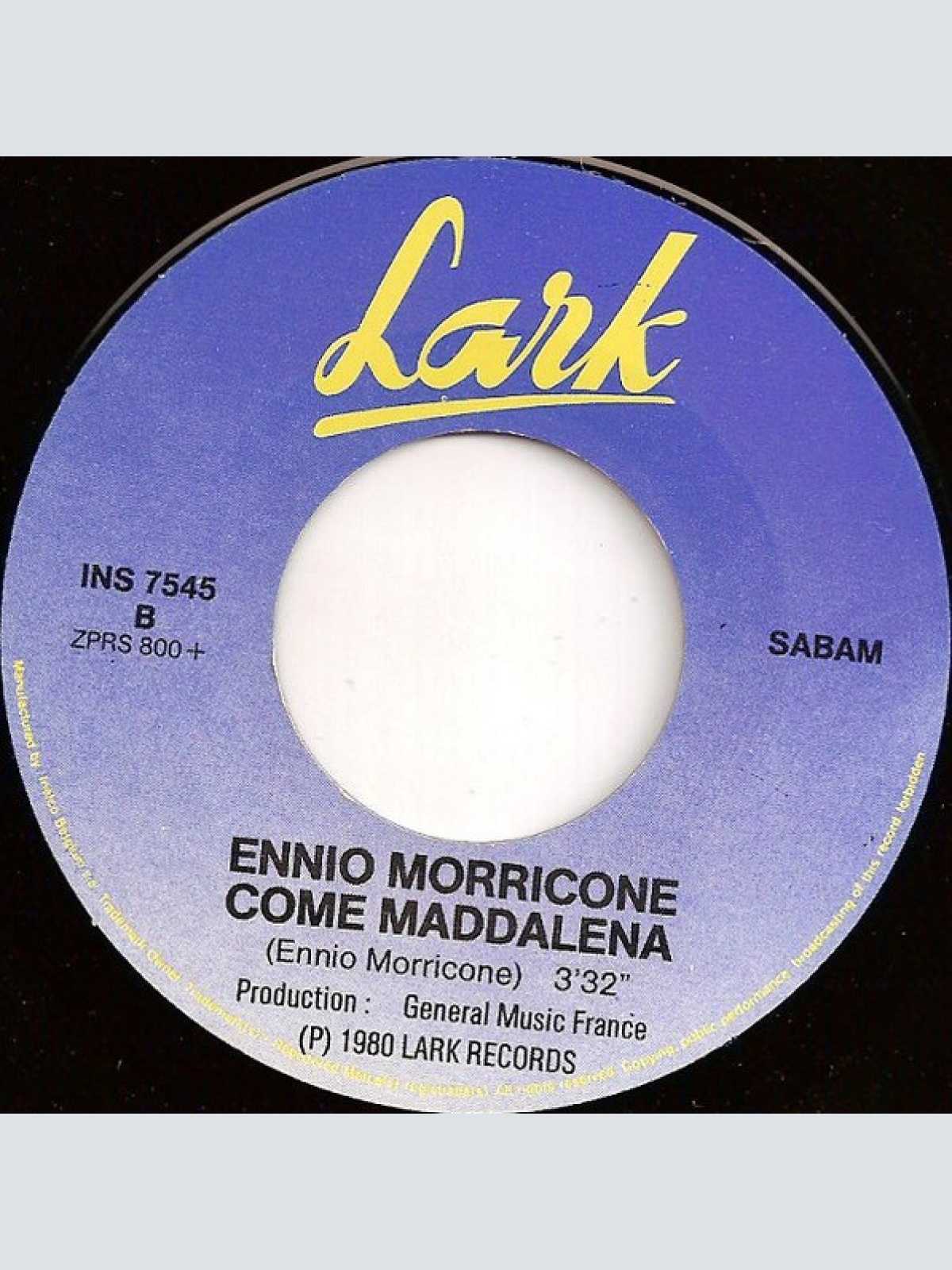 Vinyl / Ennio Morricone - Chi Mai - Le Professionnel (Bande Originale Du Film)