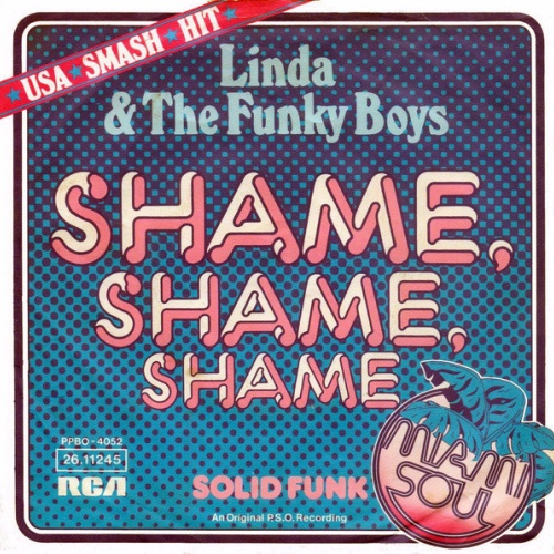Vinyl / Linda & The Funky Boys* - Shame, Shame, Shame