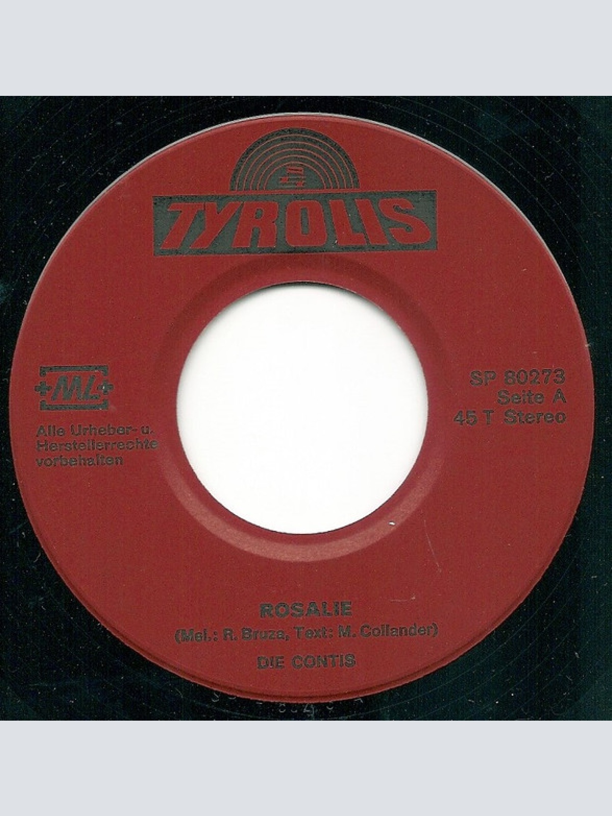 Vinyl / Die Contis - Rosalie