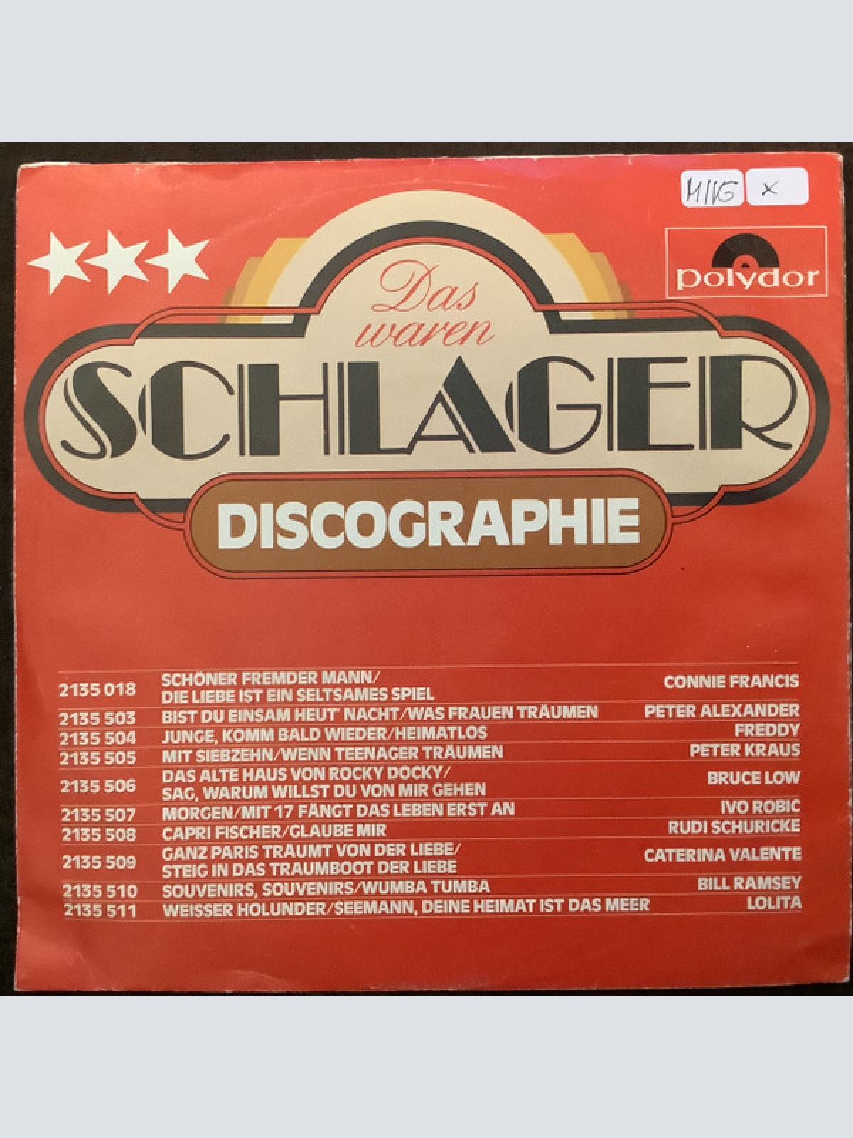 Vinyl / Peter Alexander - Bist Du Einsam Heut’ Nacht