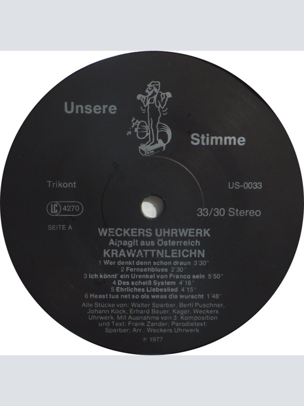 Vinyl / Weckers Uhrwerk - Krawattnleichn