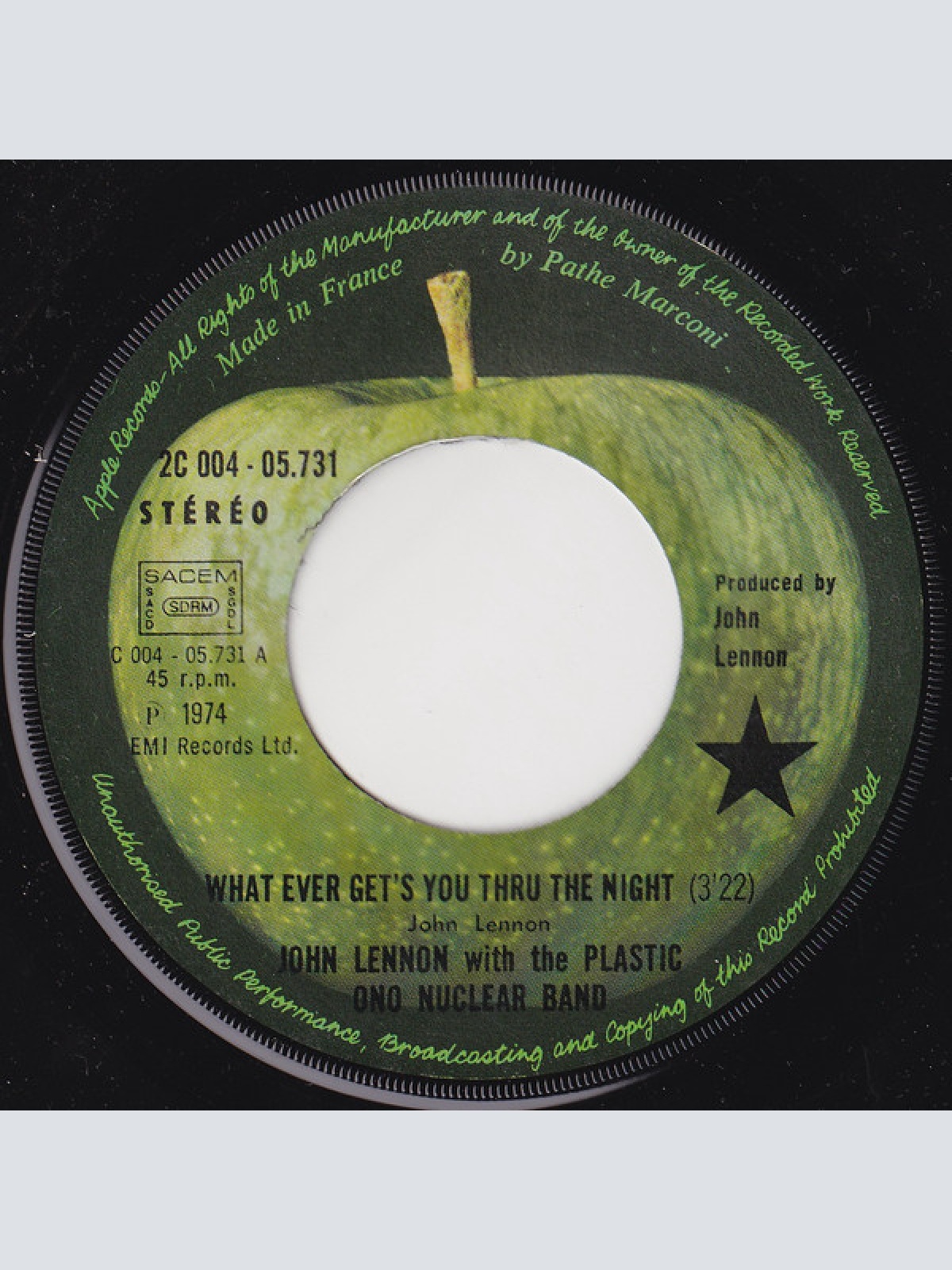 Vinyl / John Lennon With The Plastic Ono Nuclear Band* - Whatever Gets You Thru' The Night