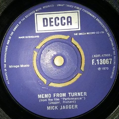 Vinyl / Mick Jagger - Memo From Turner / Natural Magic