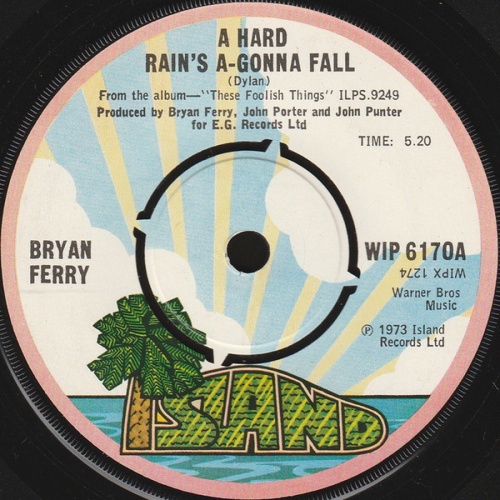 Vinyl / Bryan Ferry - A Hard Rain's A-Gonna Fall