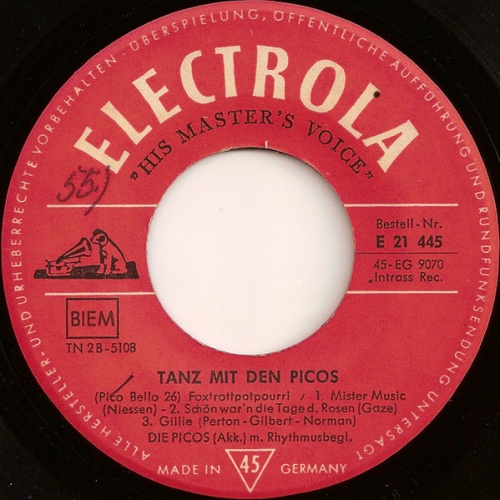 Vinyl / Die Picos* - Tanz Mit Den Picos