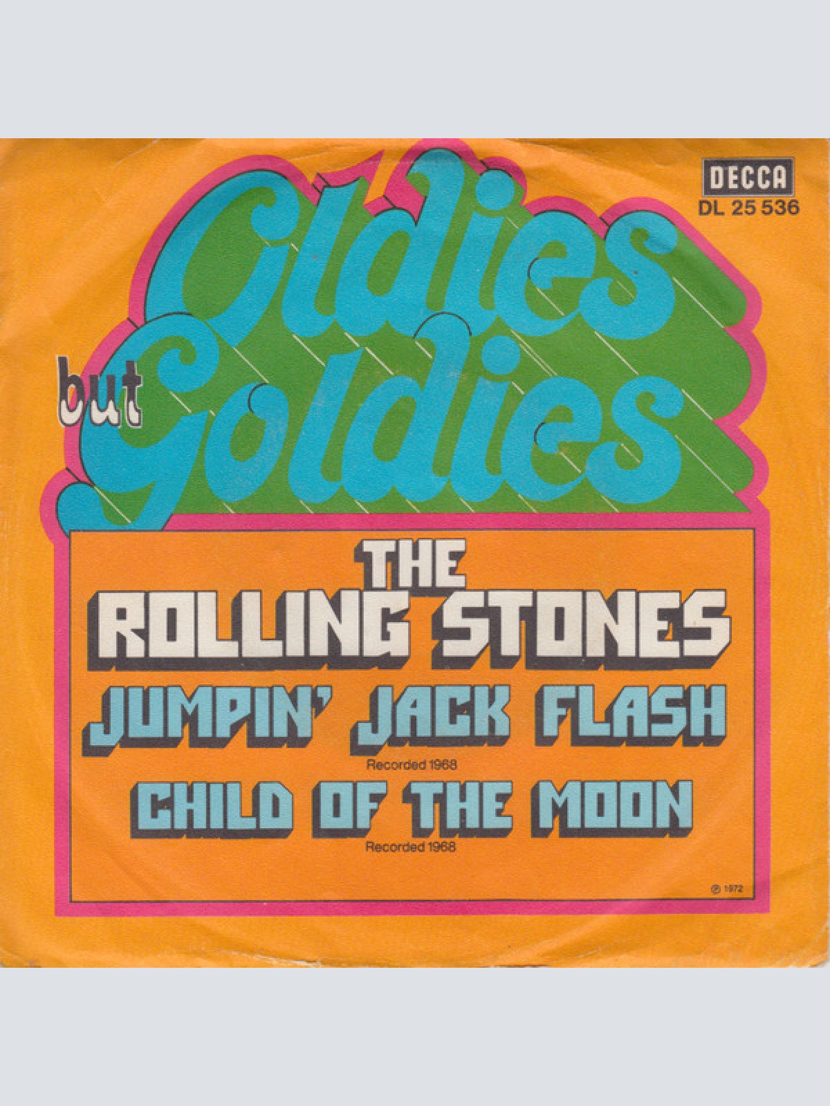 Vinyl / The Rolling Stones - Jumpin' Jack Flash / Child Of The Moon