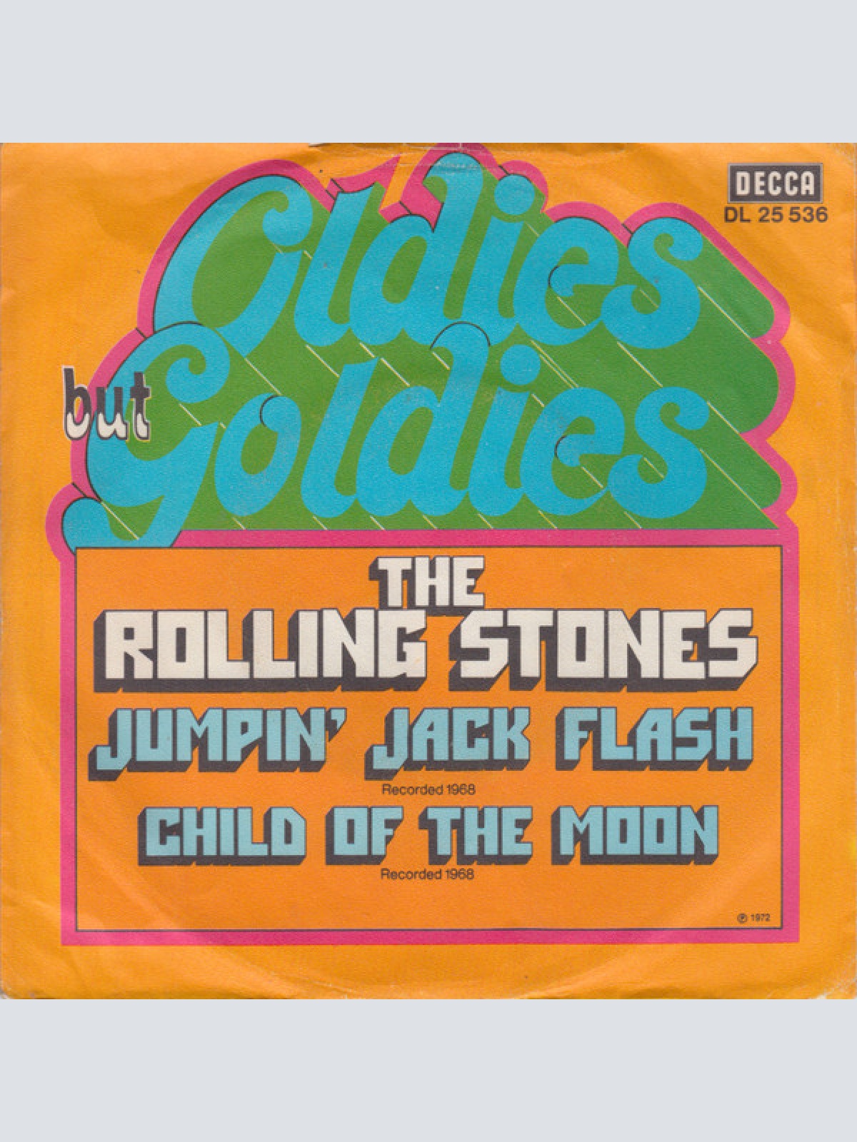 Vinyl / The Rolling Stones - Jumpin' Jack Flash / Child Of The Moon