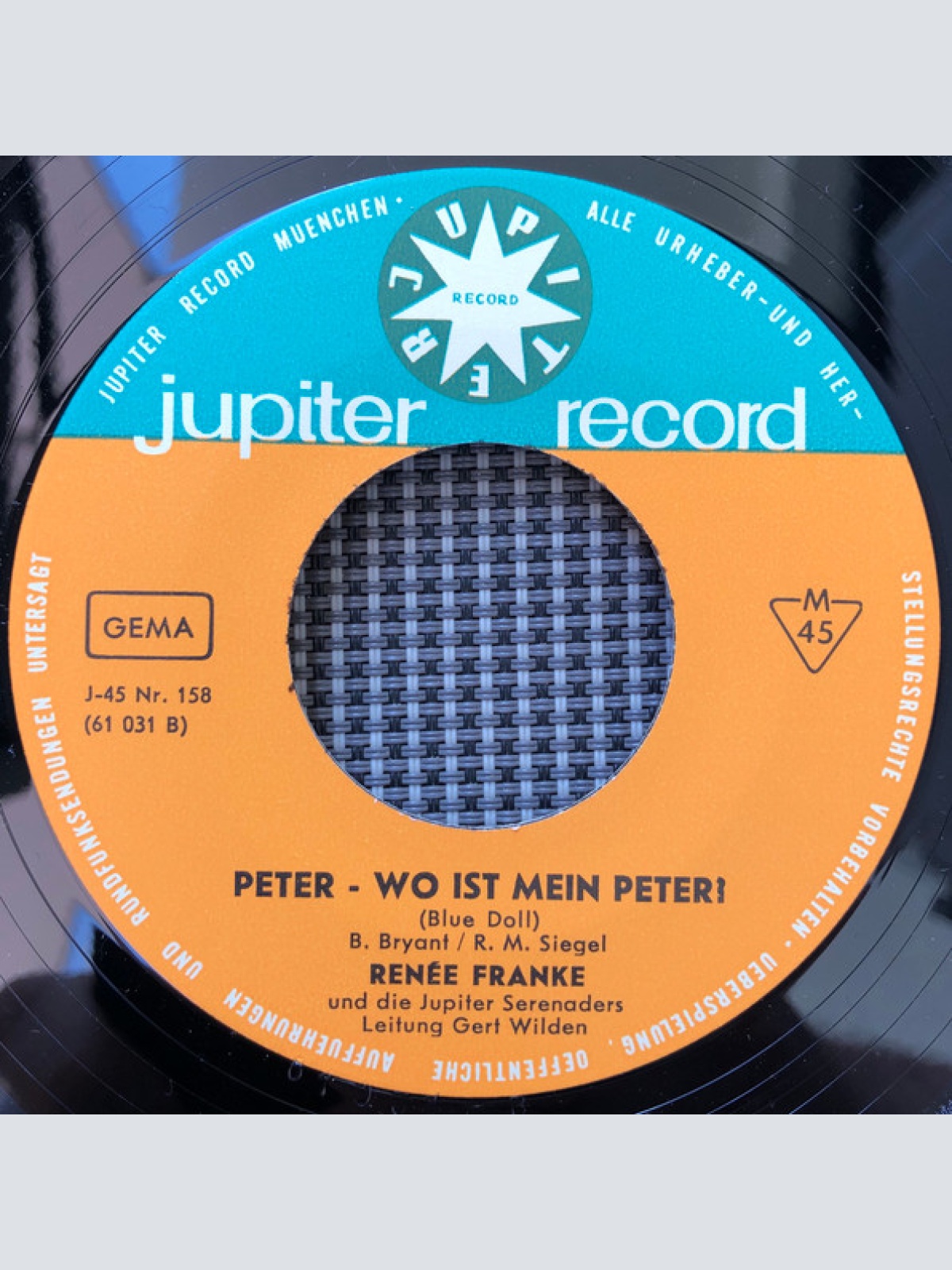 Vinyl / Renée Franke Und Die Jupiter Serenaders Ltg. Gert Wilden - Valentino / Peter - Wo Ist Mein Peter