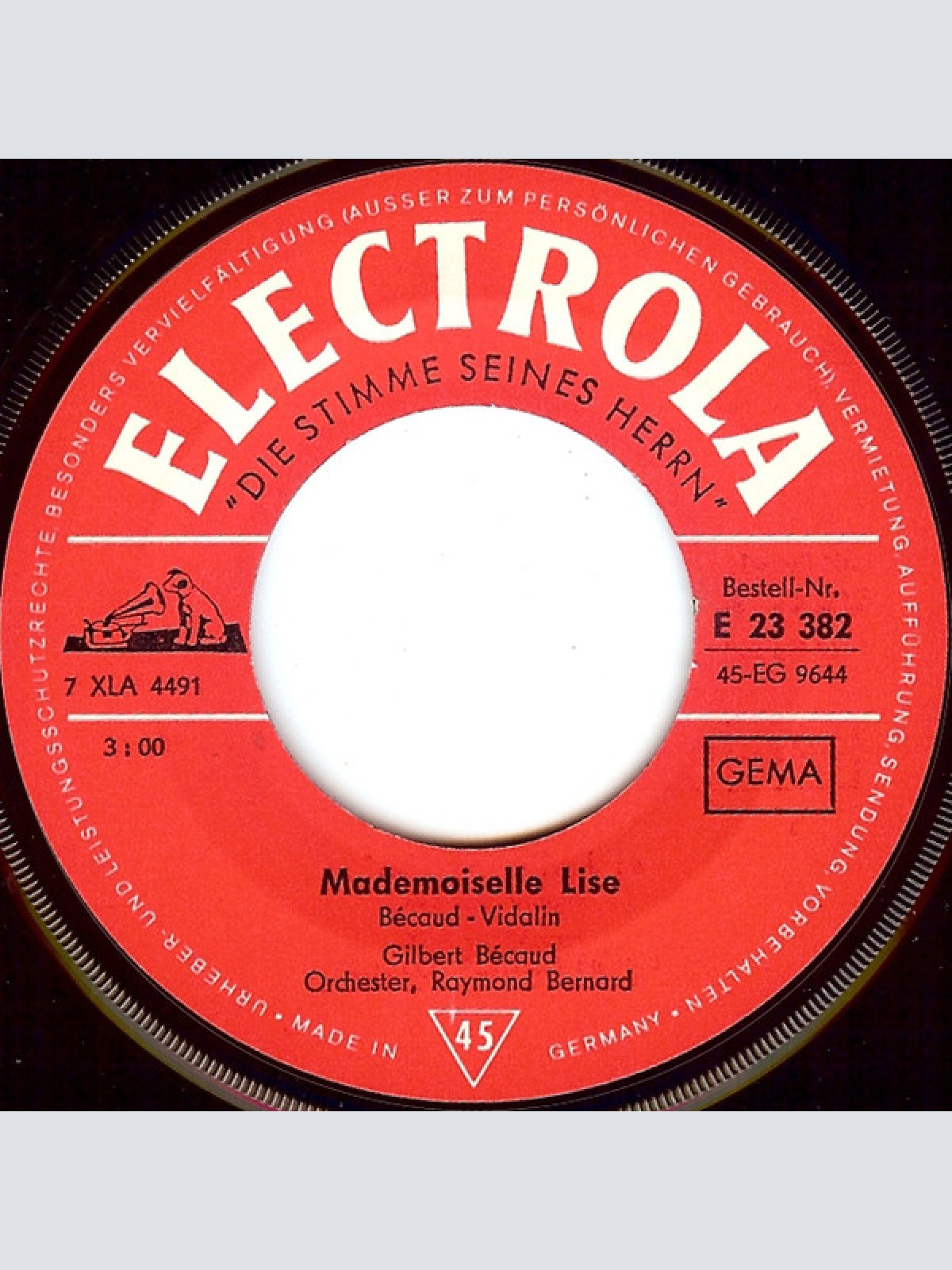 Vinyl / Gilbert Becaud* - Monsieur Le President Directeur General Et Le Lapin