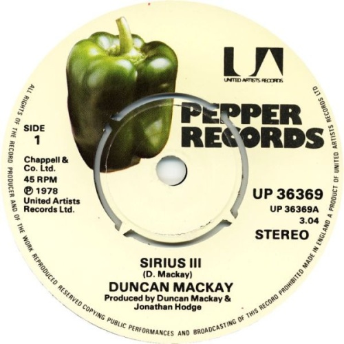 Vinyl / Duncan Mackay - Sirius III