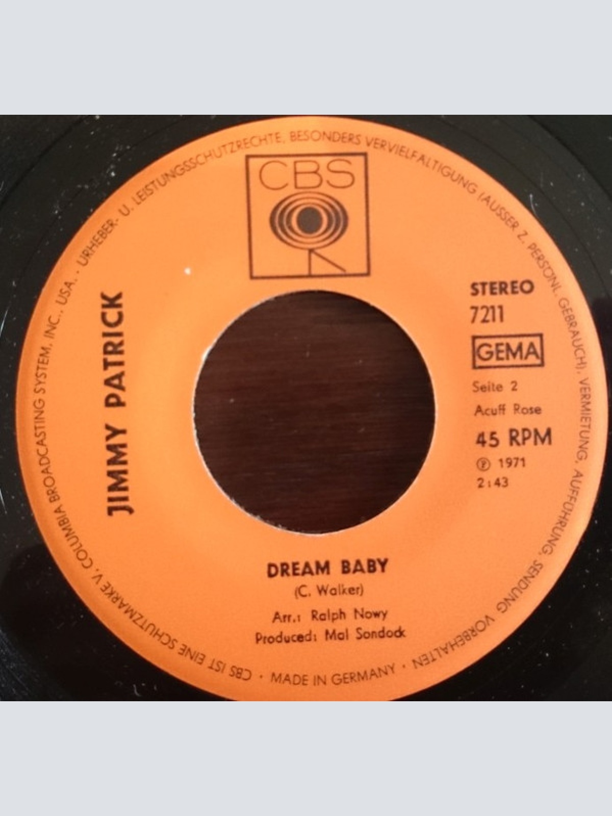 Vinyl / Jimmy Patrick - Hot Pants