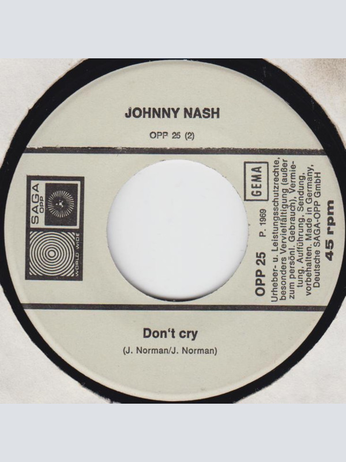 Vinyl / Johnny Nash - You Got Soul