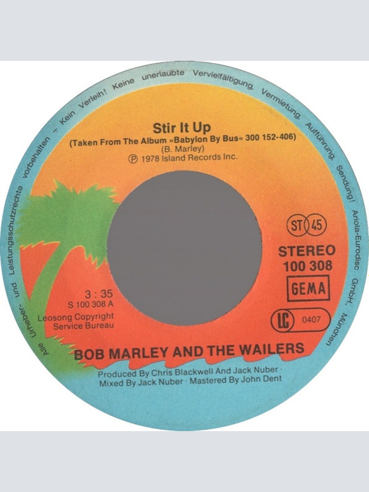 Vinyl / Bob Marley & The Wailers - Stir It Up