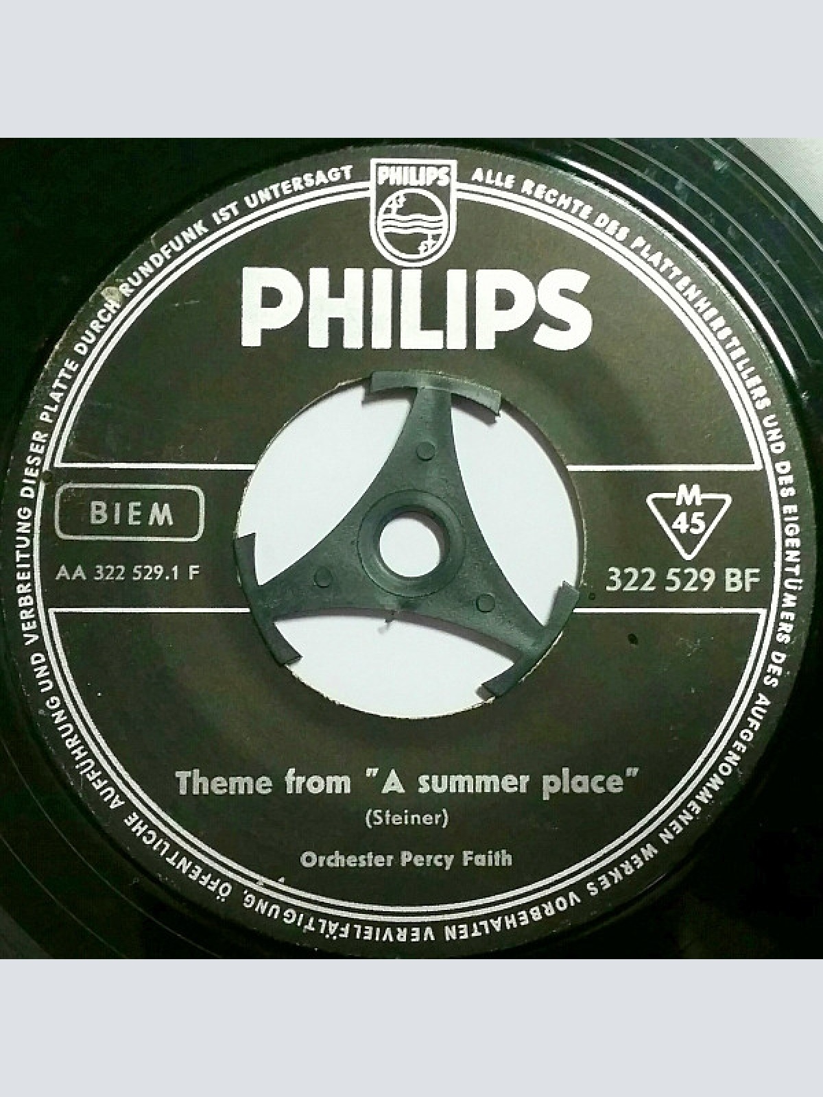 Vinyl / Percy Faith - Theme From "A Summer Place"