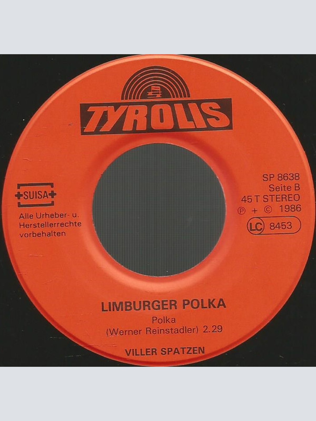 Vinyl / Viller Spatzen - Ja, Ja Die Blasmusik / Limburger Polka