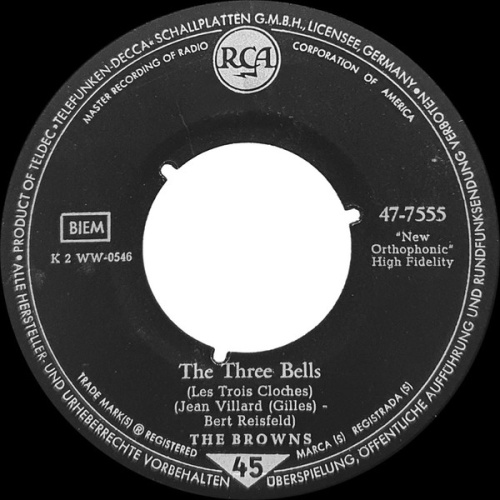 Vinyl / The Browns (3) - The Three Bells