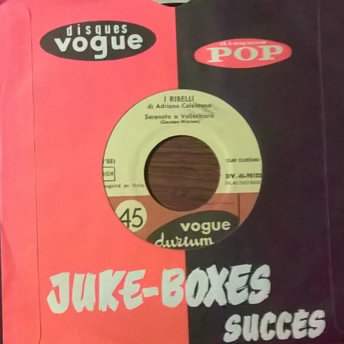 Vinyl / I Ribelli Di Adriano Celentano* - Serenata A Vellechiara