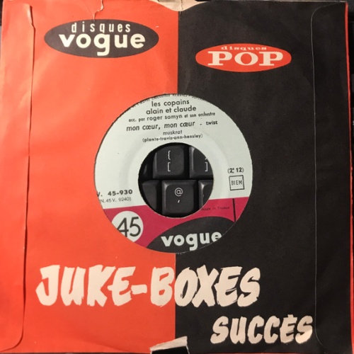 Vinyl / Les Copains Alain Et Claude* Acc. Par Roger Samyn Et Son Orchestre - Mon Coeur, Mon Coeur