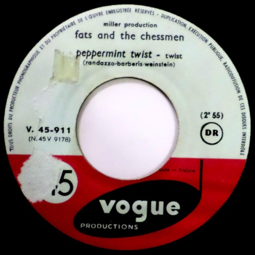 Vinyl / Fats And The Chessmen - Peppermint Twist