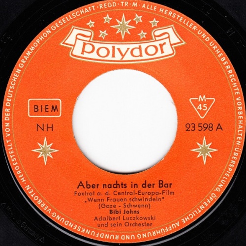Vinyl / Bibi Johns - Aber Nachts In Der Bar