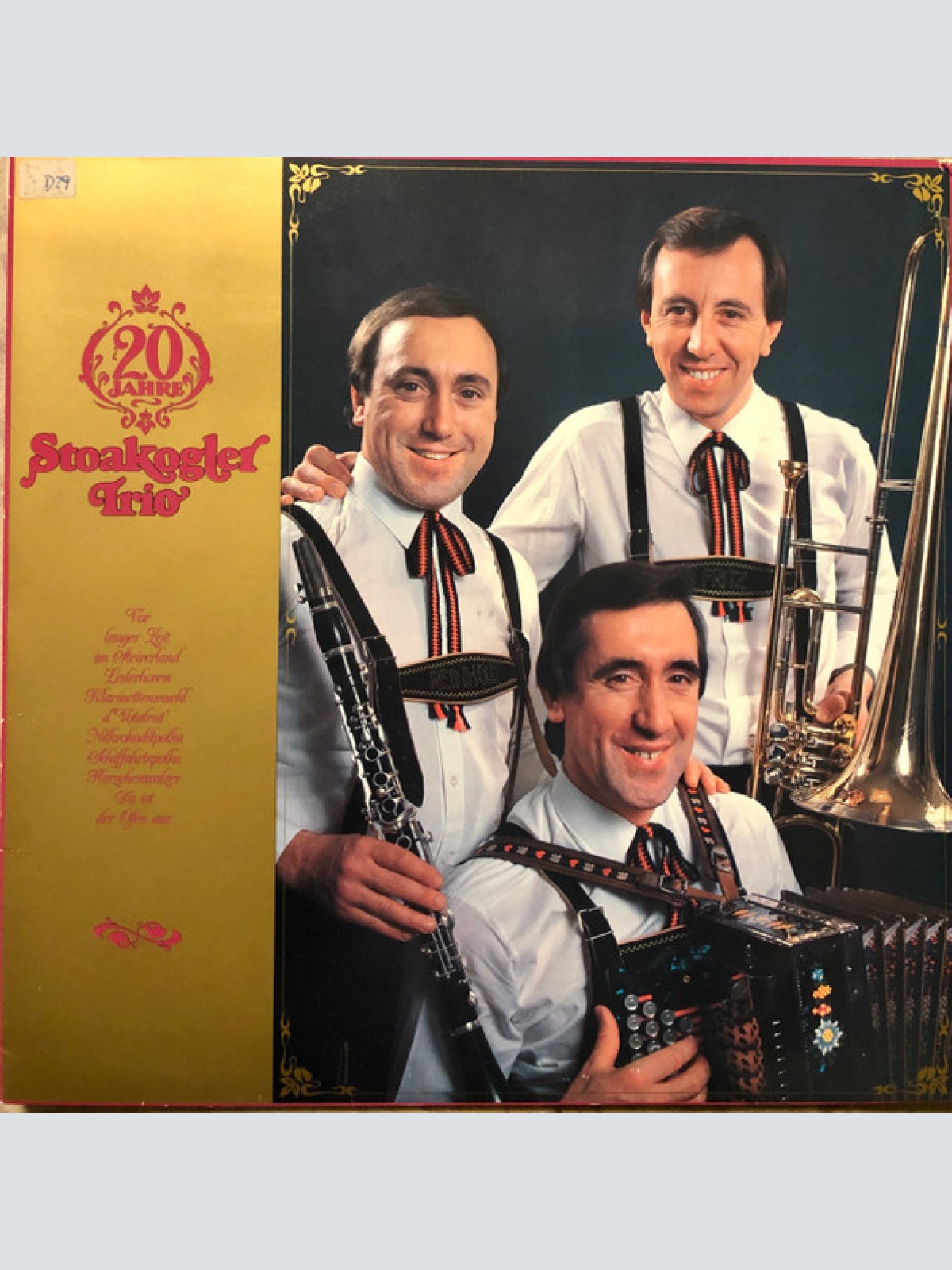 Vinyl / Stoakogler Trio - 20 Jahre Stoakogler Trio