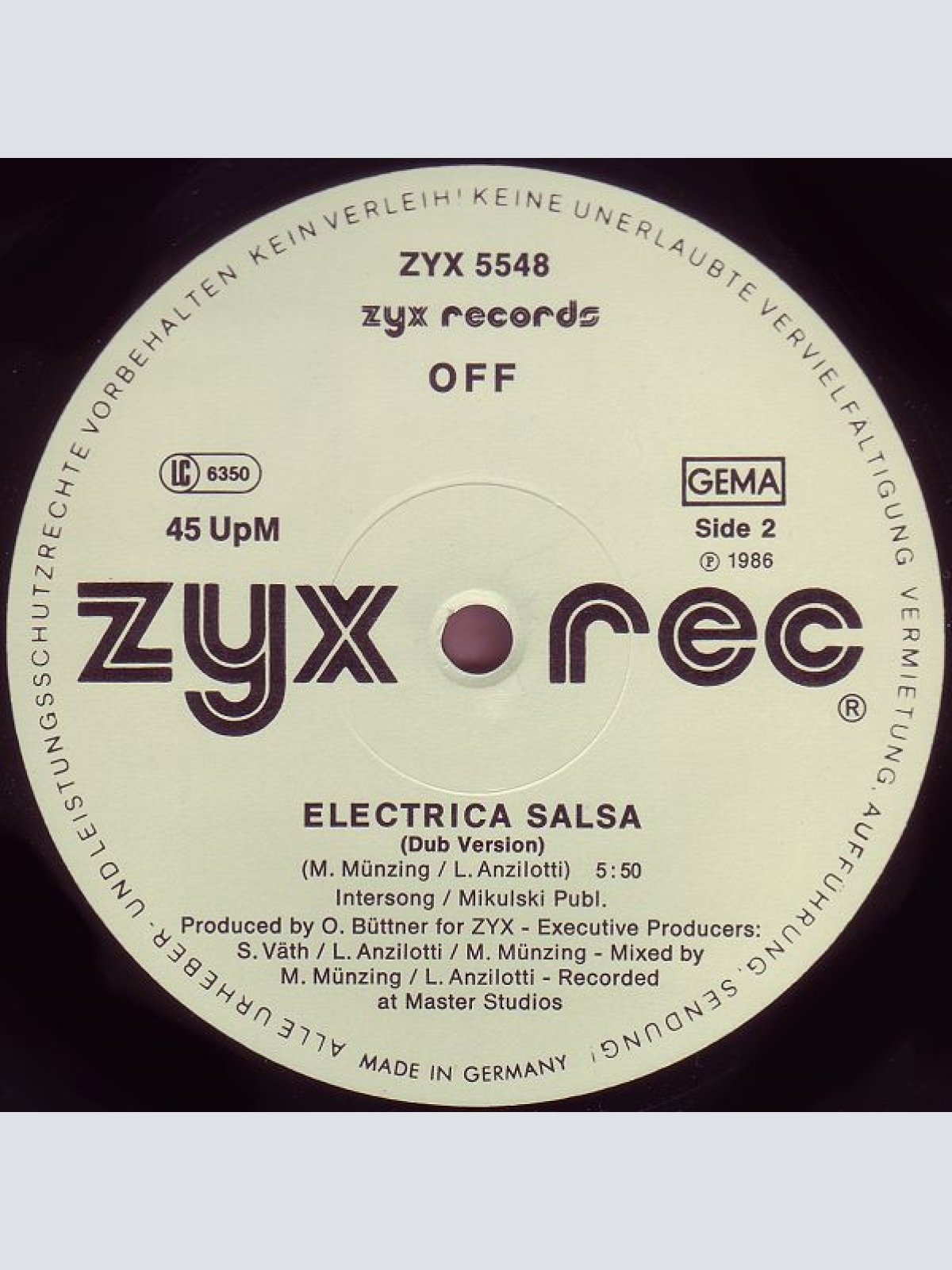 Vinyl / Off - Electrica Salsa (Baba Baba)