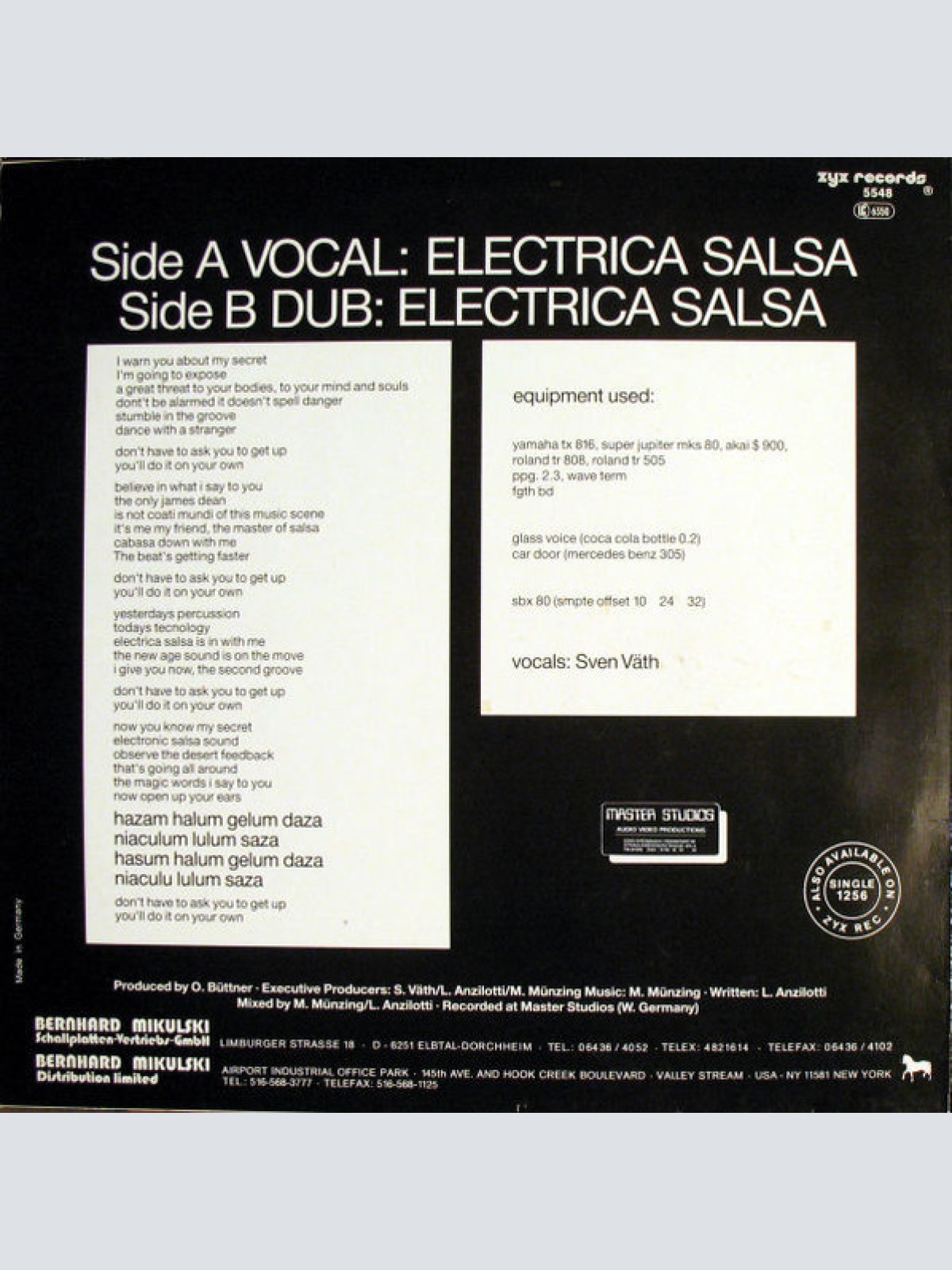 Vinyl / Off - Electrica Salsa (Baba Baba)