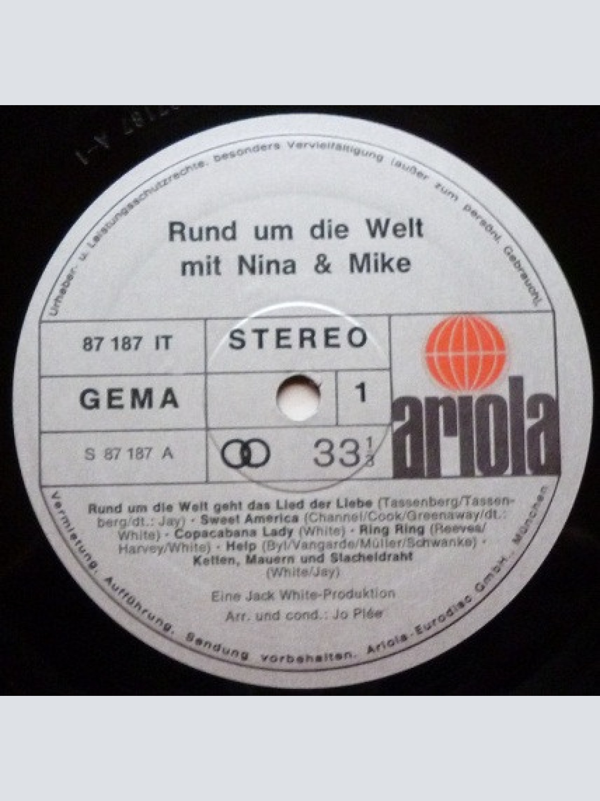 Vinyl / Nina & Mike - Rund Um Die Welt Mit Nina & Mike