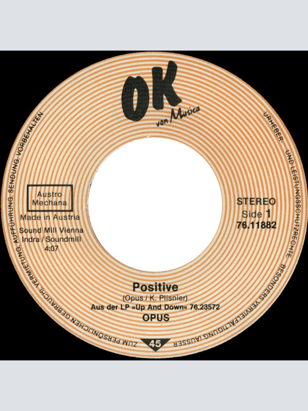 Vinyl / Opus - Positive