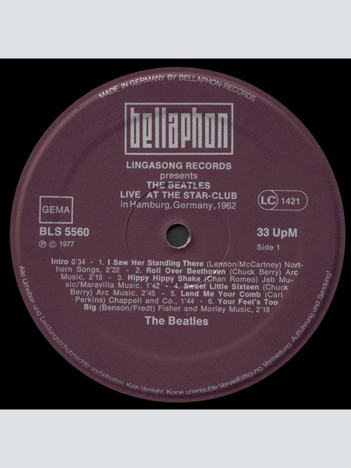 Vinyl / The Beatles - Live! At The Star-Club In Hamburg, Germany; 1962