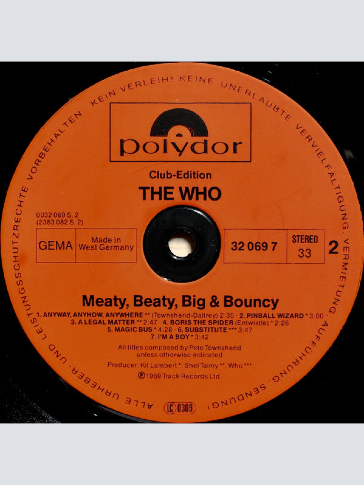 Vinyl / The Who - Meaty Beaty Big And Bouncy