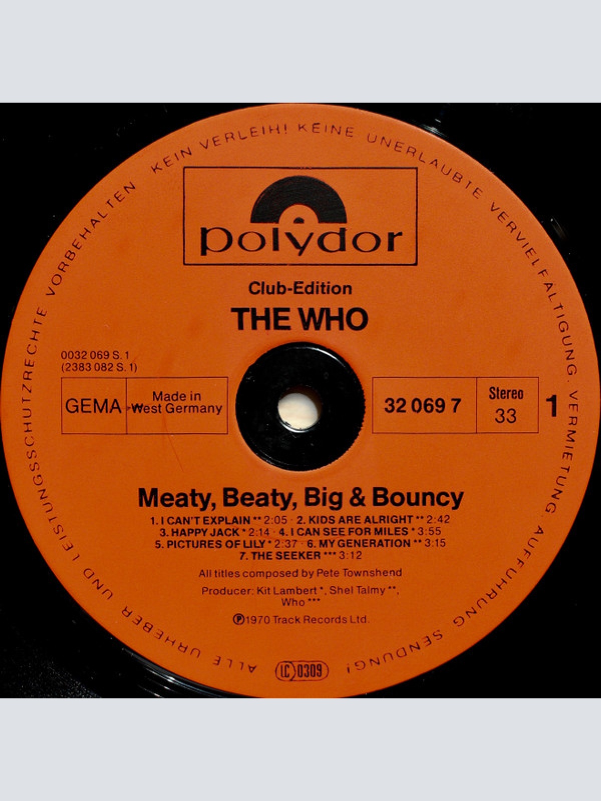 Vinyl / The Who - Meaty Beaty Big And Bouncy