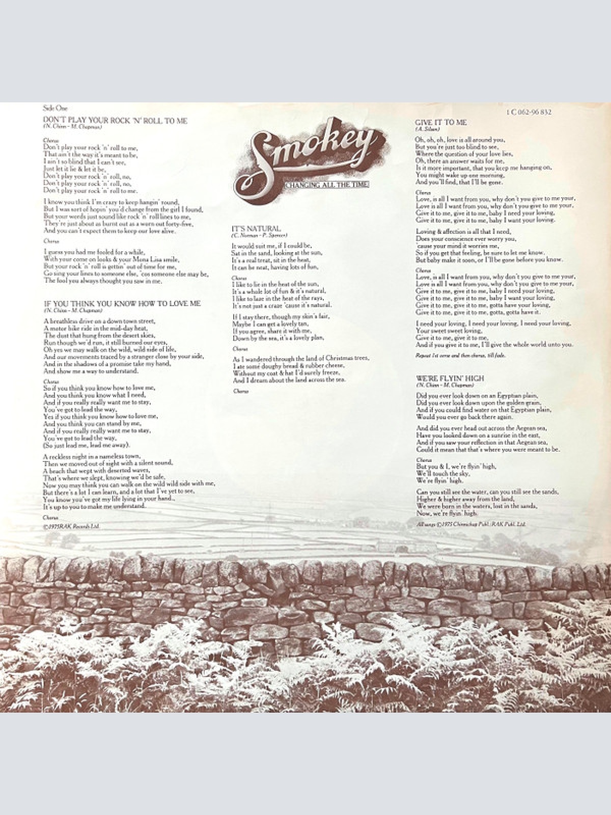 Vinyl / Smokey* - Changing All The Time