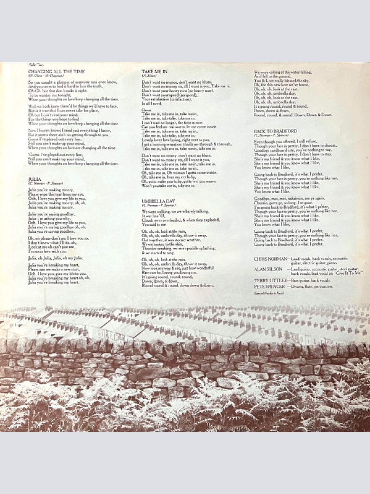 Vinyl / Smokey* - Changing All The Time