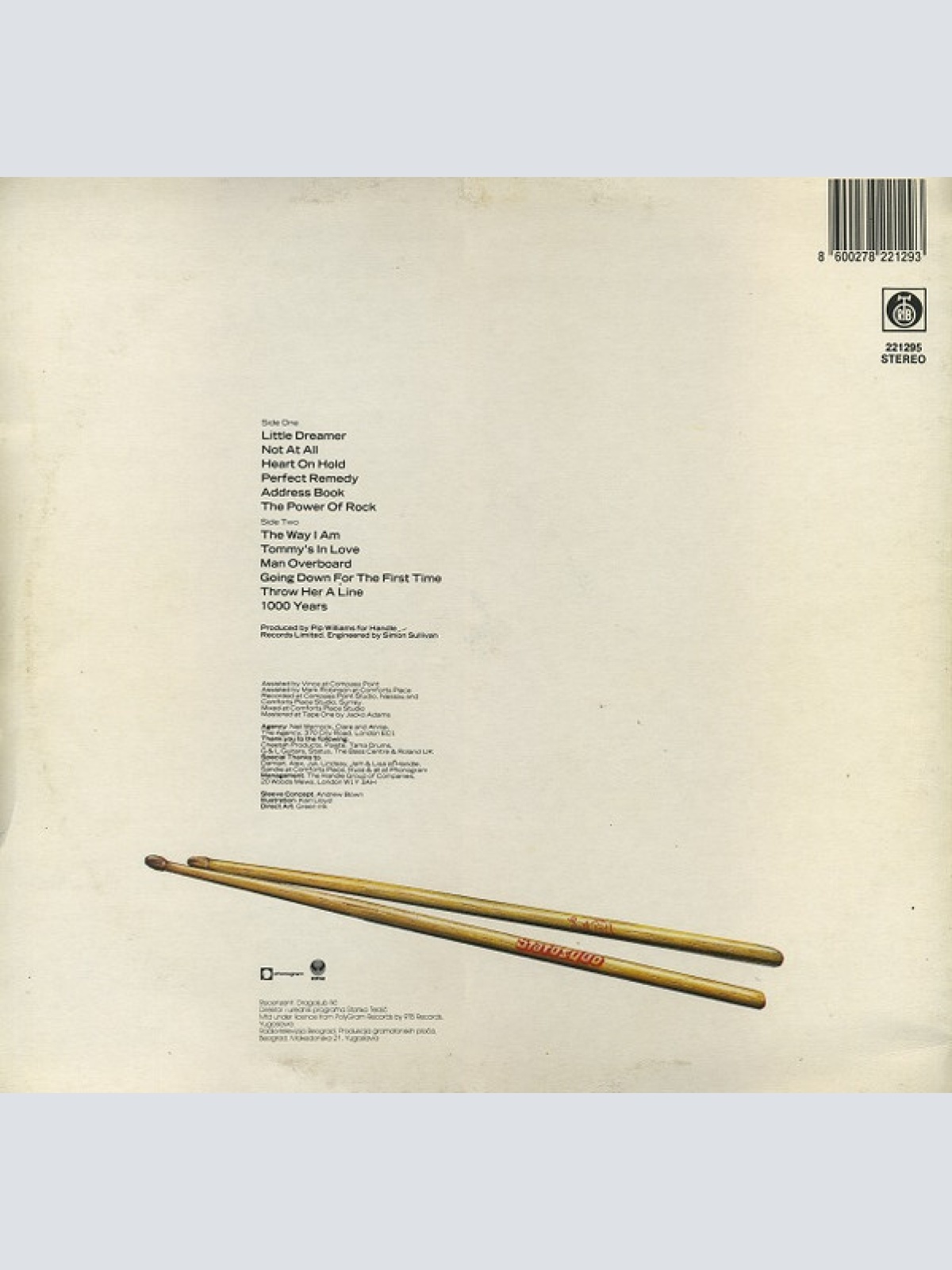 Vinyl / Status Quo - Perfect Remedy