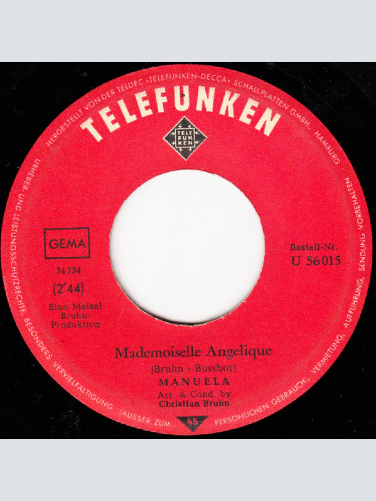 Vinyl / Manuela (5) - Herzklopfen / Mademoiselle Angelique