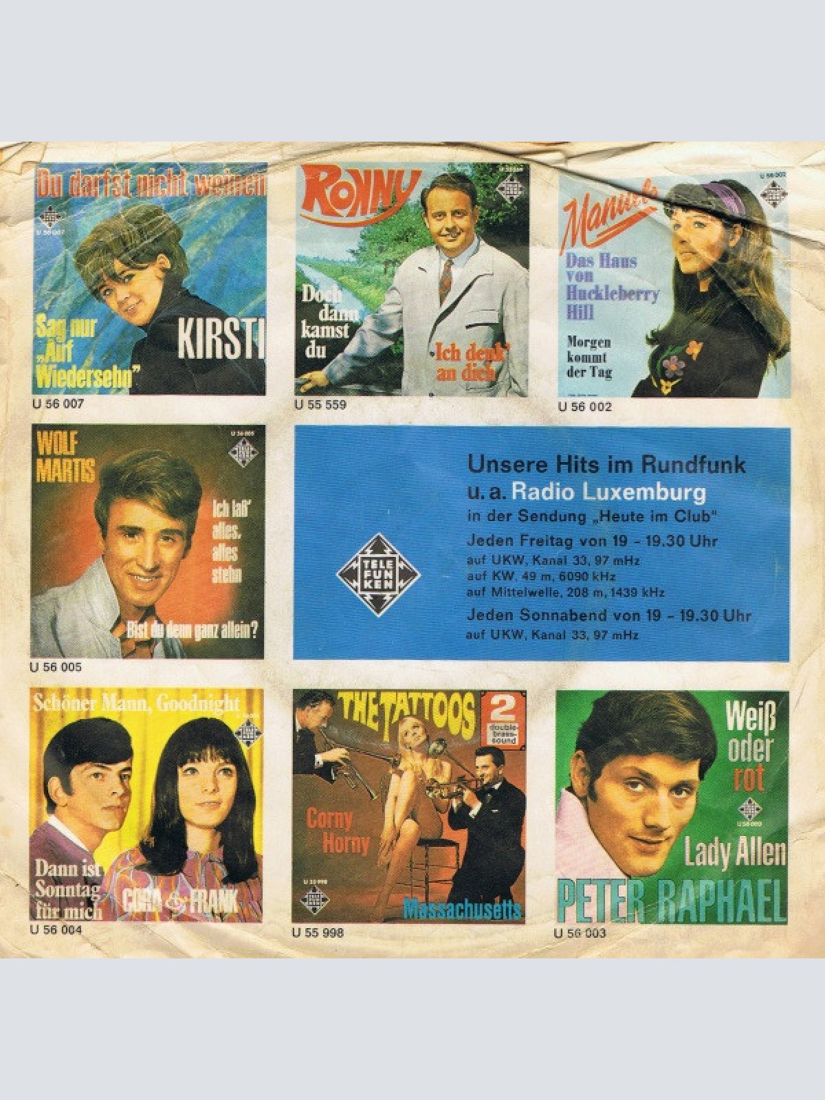 Vinyl / Manuela (5) - Herzklopfen / Mademoiselle Angelique