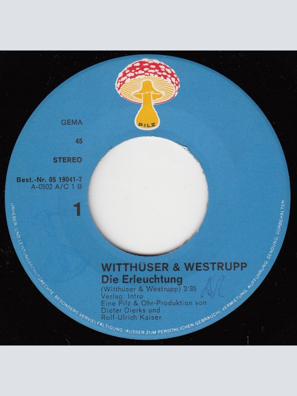 Vinyl / Witthüser & Westrupp - Die Erleuchtung