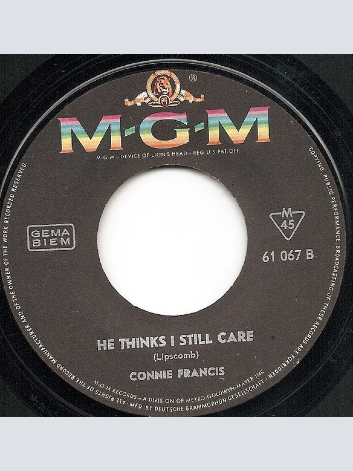 Vinyl / Connie Francis - I Was Such A Fool