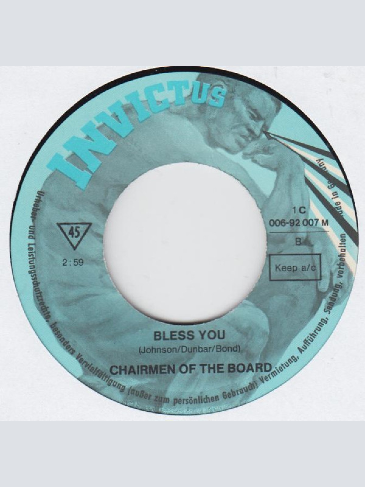 Vinyl / Chairmen Of The Board - Pay To The Piper/Bless You