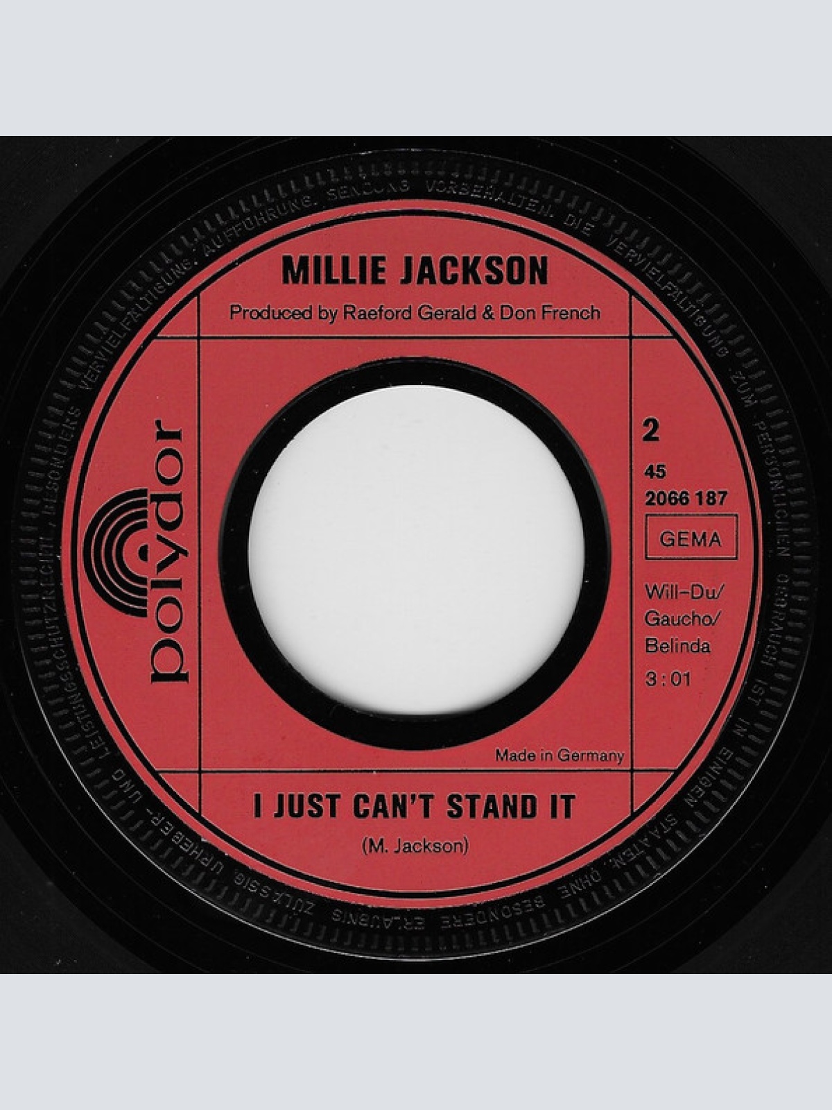 Vinyl / Millie Jackson - Ask Me What You Want / I Just Can't Stand It