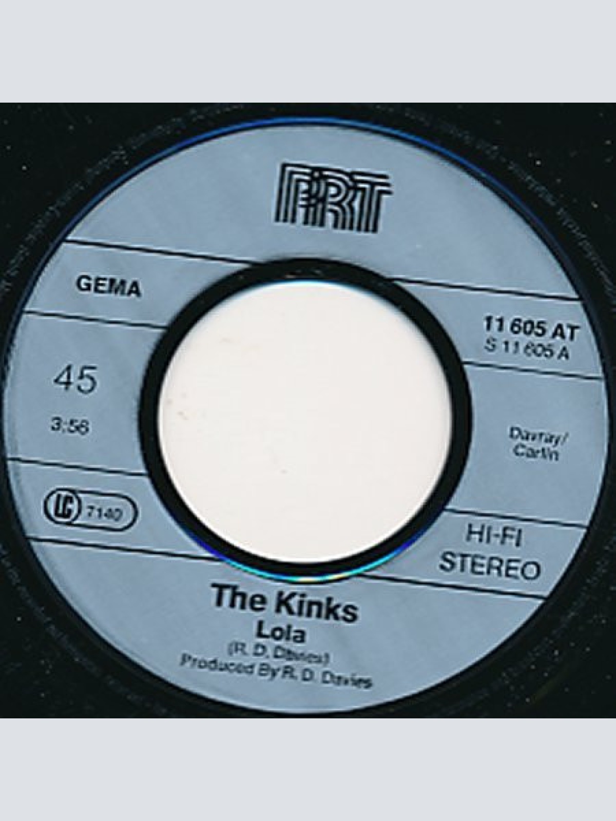 Vinyl / The Kinks - Lola /  Sunny Afternoon